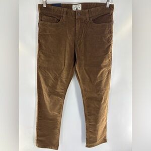Men's Classic Tan Brown Corduroy Trousers